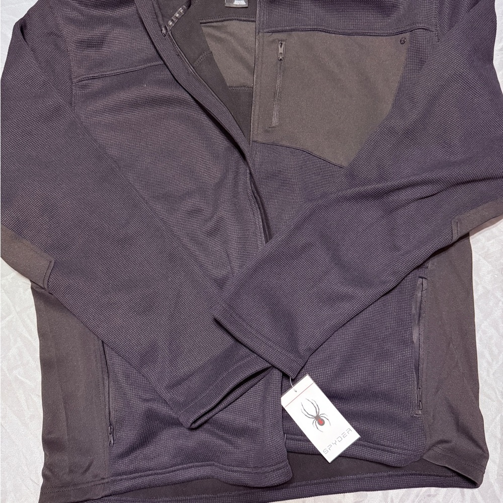 Spyder Black Full-Zip Jacket